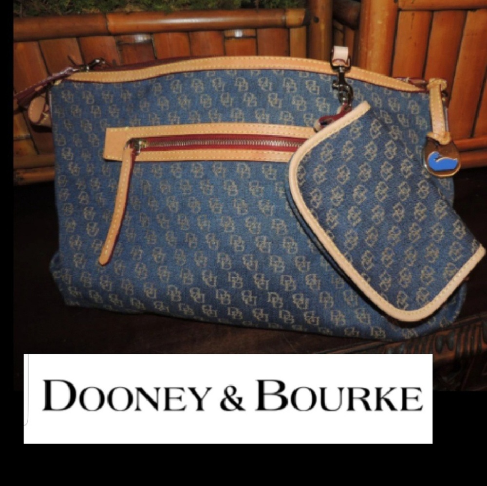 Dooney and Burke Denim Purse Handbag #GodOddities